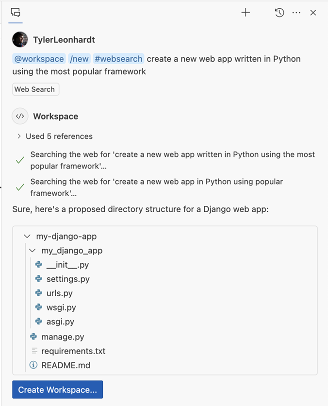 最も人気のあるフレームワークを使用して Python で記述された新しい Web アプリを作成するという質問。結果は Django を使用したプロジェクトです。